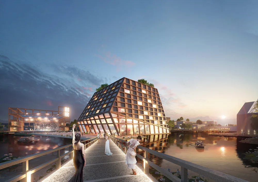 BIM Architecture | Suzhou Qingtai Sino Japanese Industrial Design Village, Creating a New Waterfront Landmark Again/Spark Sibang