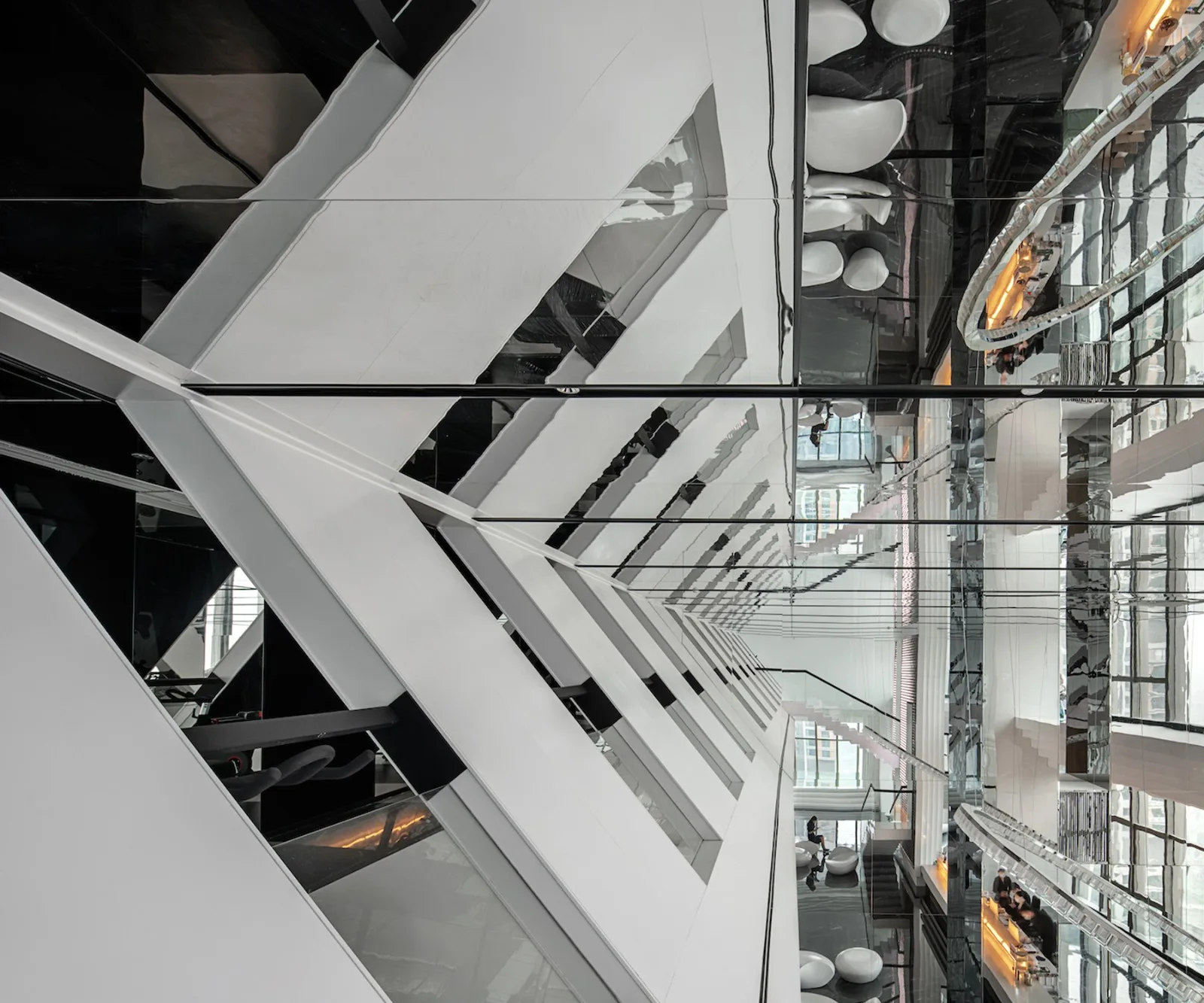 BIM Architecture | ISEYA Floating Cloud High Altitude Hotel [Chaotianmen Flagship Store]/Preaching Space Design