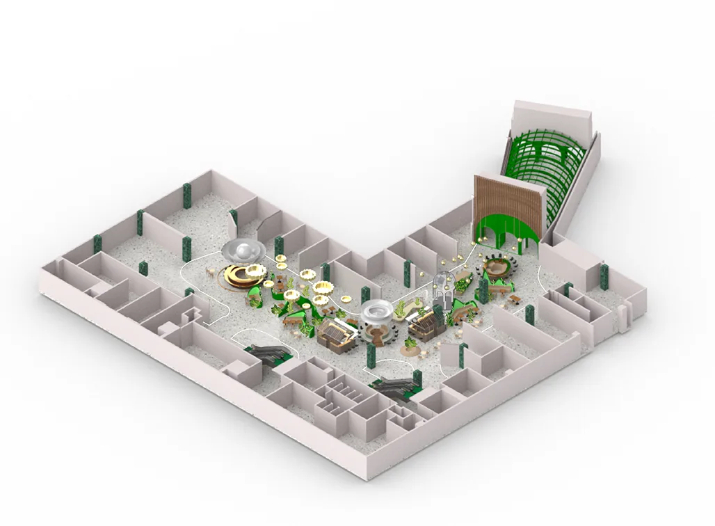 BIM Architecture | Creating Jing'an Kerry Center Underground Park with Only 1 Million RMB - Xiangshi Li/Utopia Lab