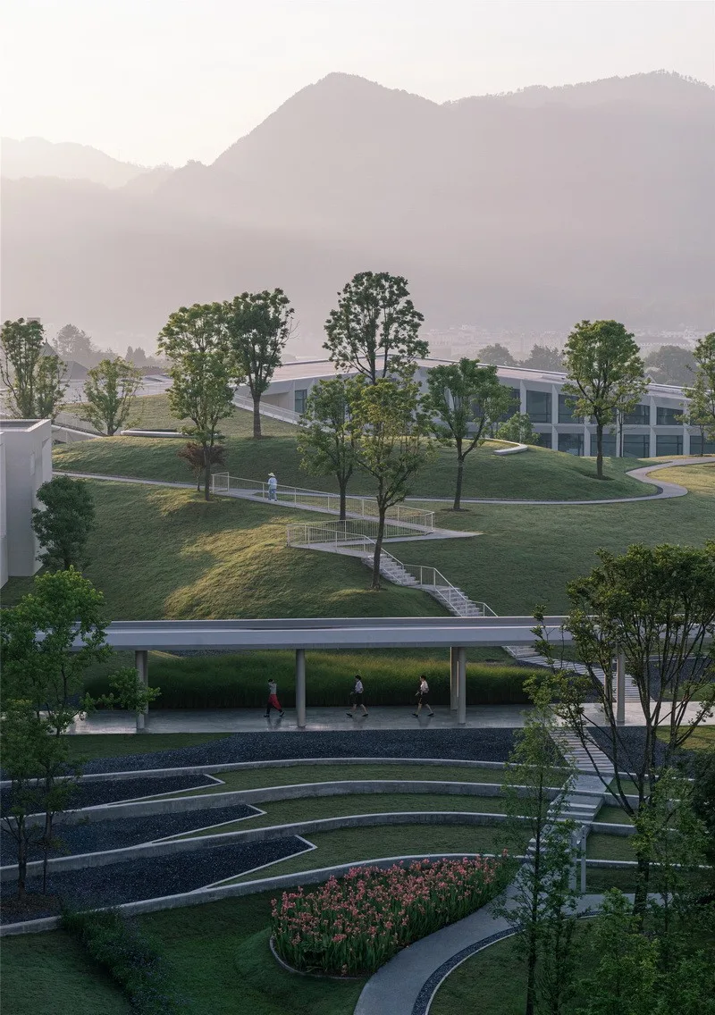 BIM architecture | Space shaping in line with the trend, designed by Zhejiang Jiande Airport Aviation Industry University Research Base/Gad Jiedi