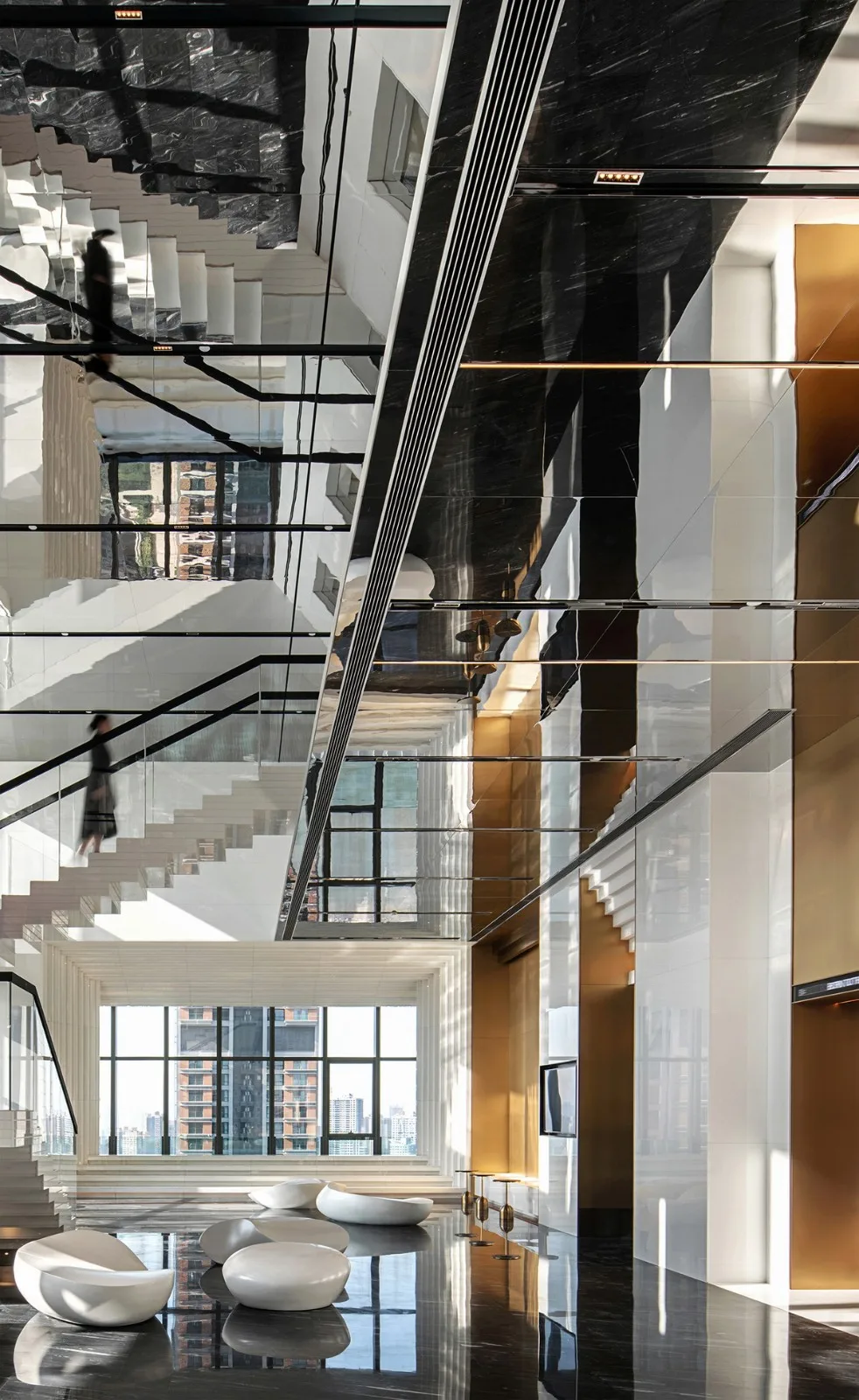 BIM Architecture | ISEYA Floating Cloud High Altitude Hotel [Chaotianmen Flagship Store]/Preaching Space Design