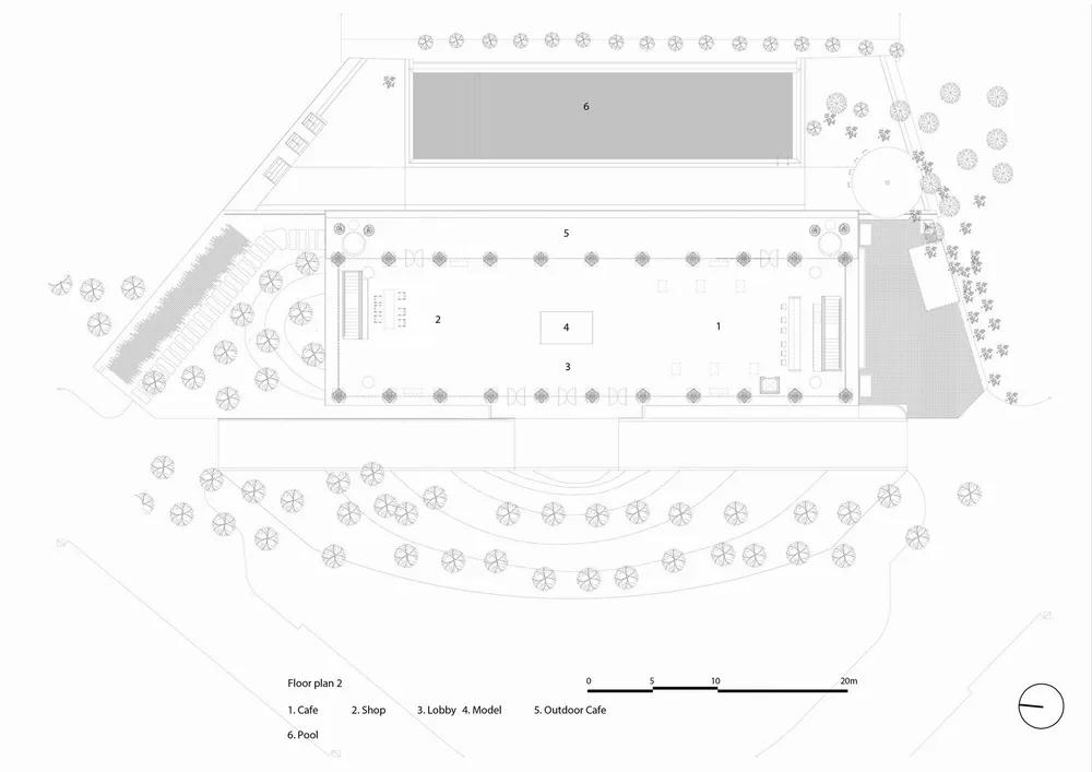 BIM Architecture | Large span arched bamboo beams, Casamia Community Home/VTN Architects