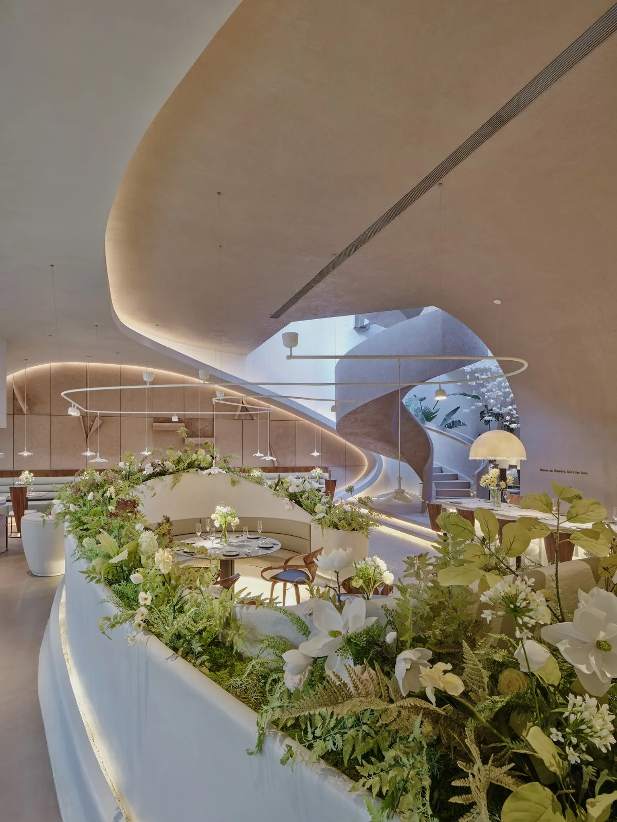 BIM Architecture | Flower Kitchen Designer "She" and His Ninth Love/Liang Zhu Design Firm