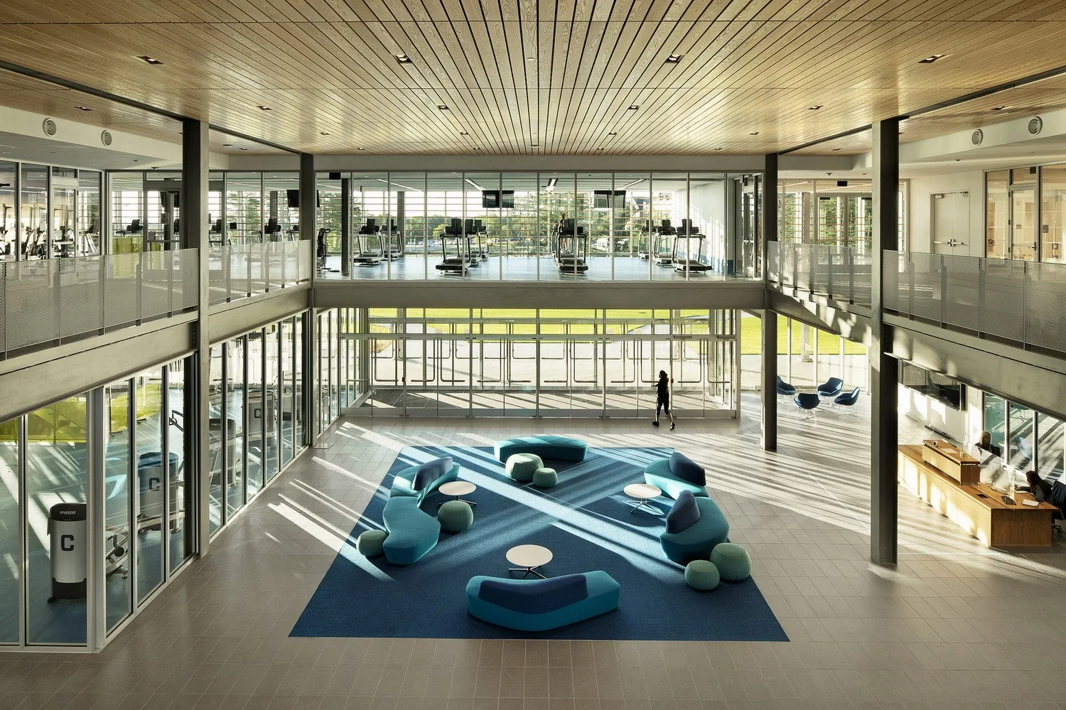 BIM Architecture | White Blocks - Colby College Sports and Entertainment Center Harold Alfond/Hopkins Architects+Sasaki