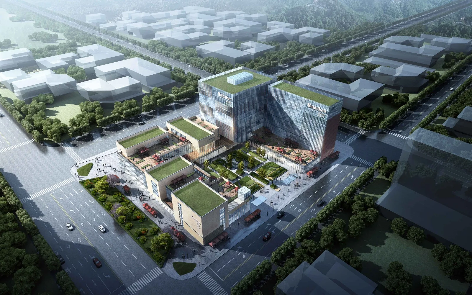 BIM Architecture | Living Container in Innovation Valley/Beijing Longyuan Kejian Architectural Design Co., Ltd