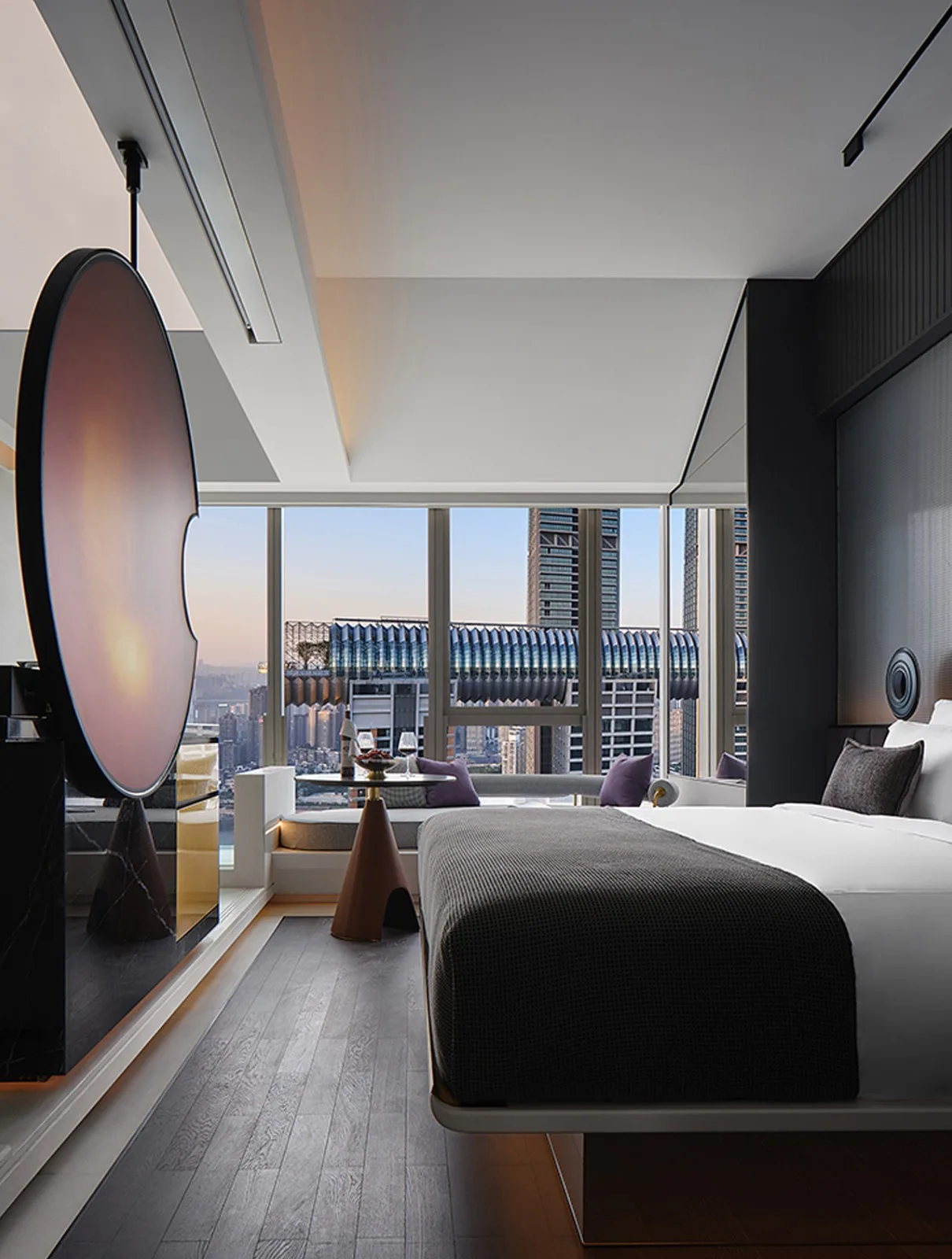 BIM Architecture | ISEYA Floating Cloud High Altitude Hotel [Chaotianmen Flagship Store]/Preaching Space Design