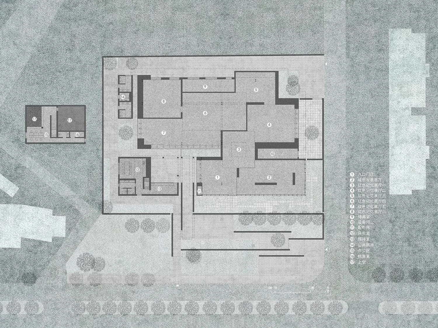 BIM Architecture | Ceramic Red Memory Hall Renovation/One Studio