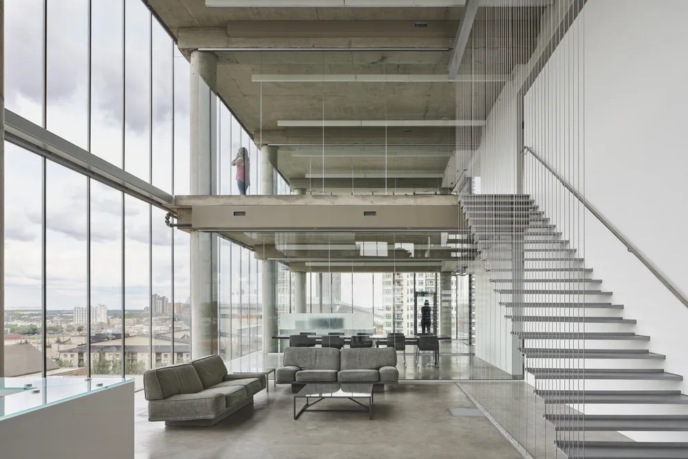 BIM Architecture | Edge Office Building, Solar Panels Covered Facade/Dub Architects