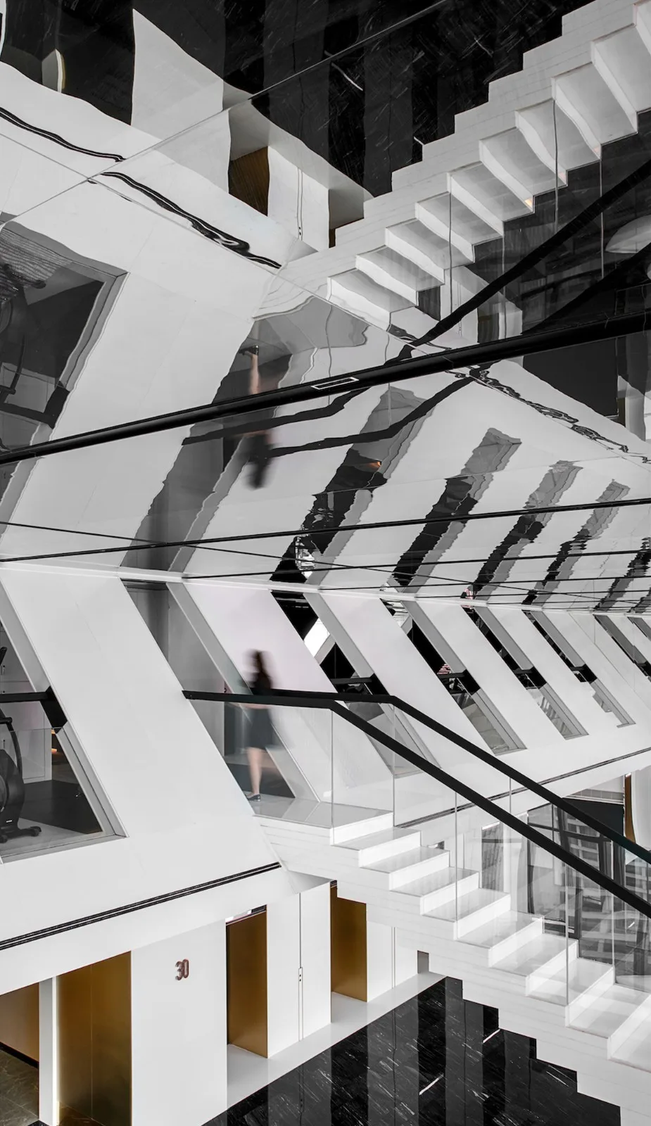 BIM Architecture | ISEYA Floating Cloud High Altitude Hotel [Chaotianmen Flagship Store]/Preaching Space Design