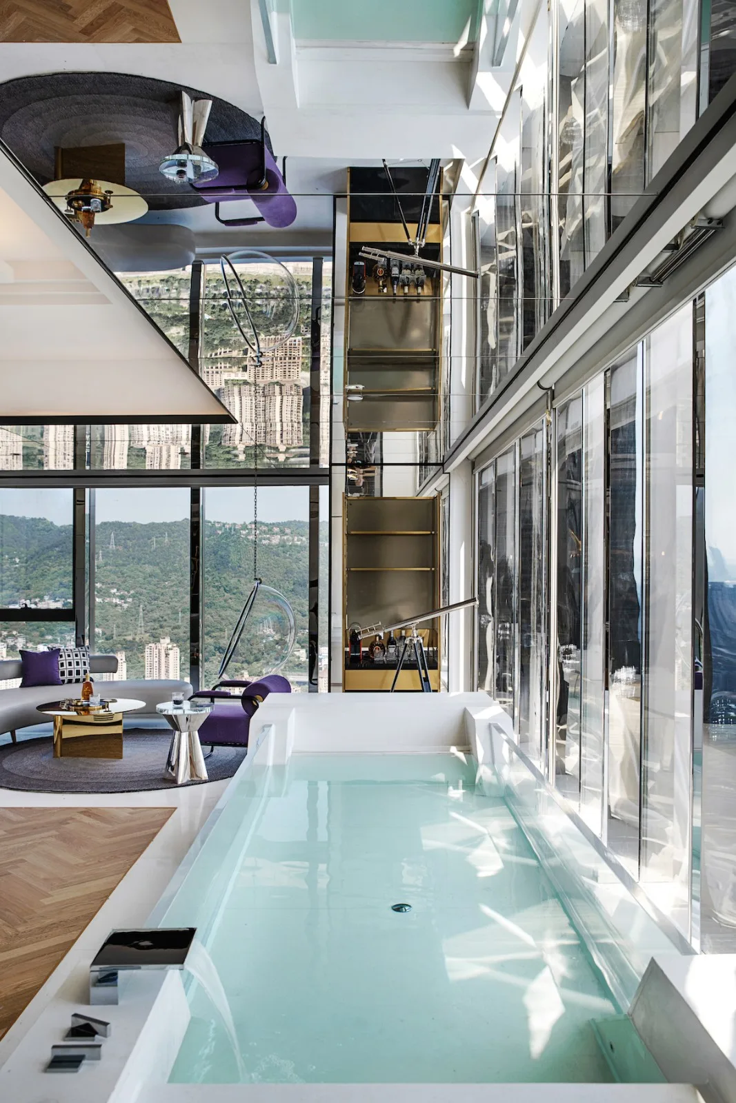 BIM Architecture | ISEYA Floating Cloud High Altitude Hotel [Chaotianmen Flagship Store]/Preaching Space Design