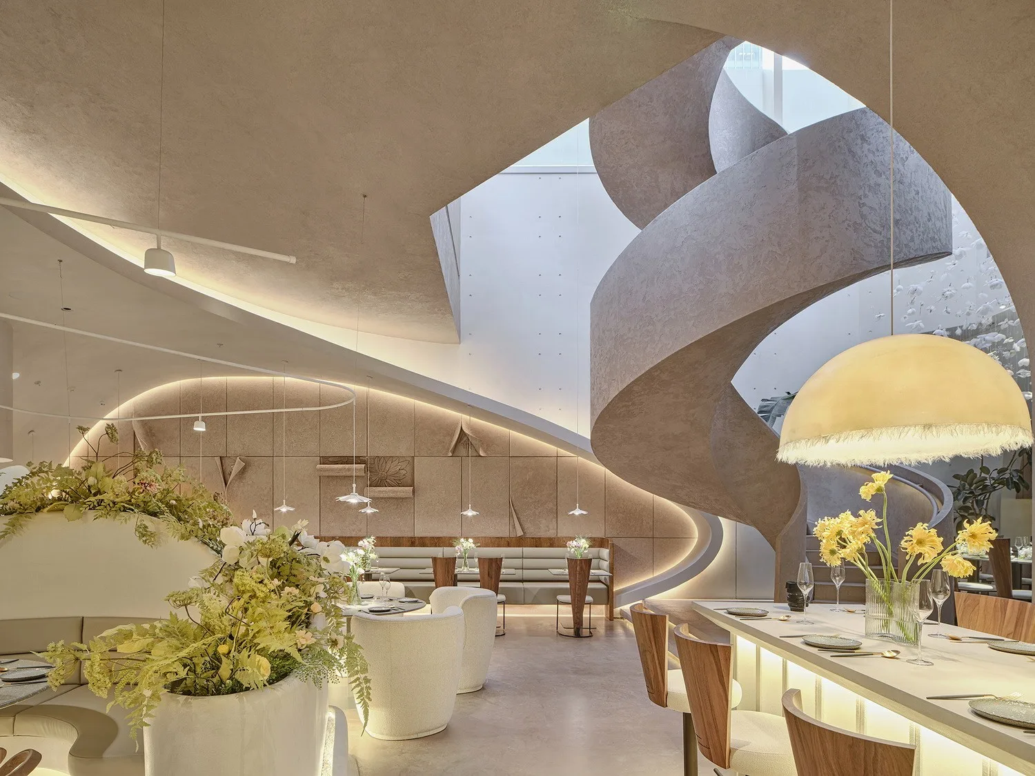 BIM Architecture | Flower Kitchen Designer "She" and His Ninth Love/Liang Zhu Design Firm