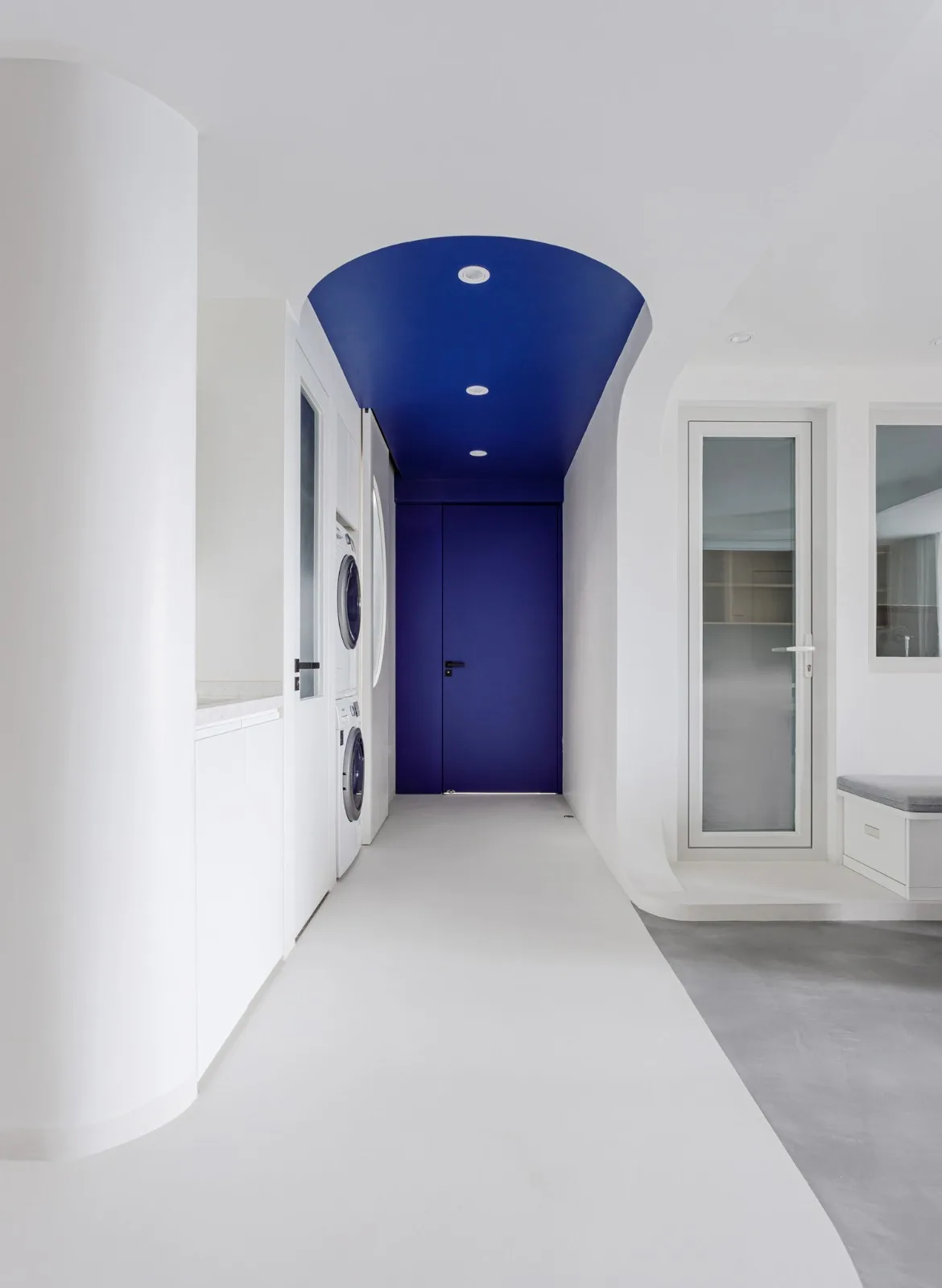 BIM Architecture | 'Blue Realm' Klein's Streamlined Music Home/Theater Architecture Design Studio