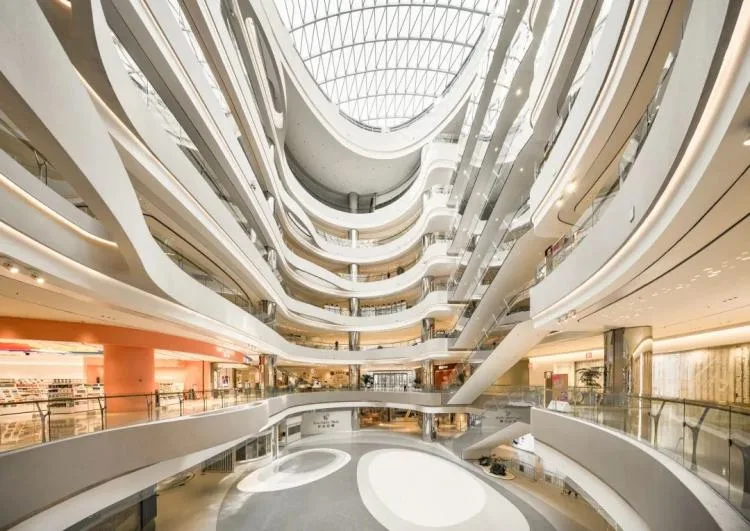 Highly Textured Atrium Space