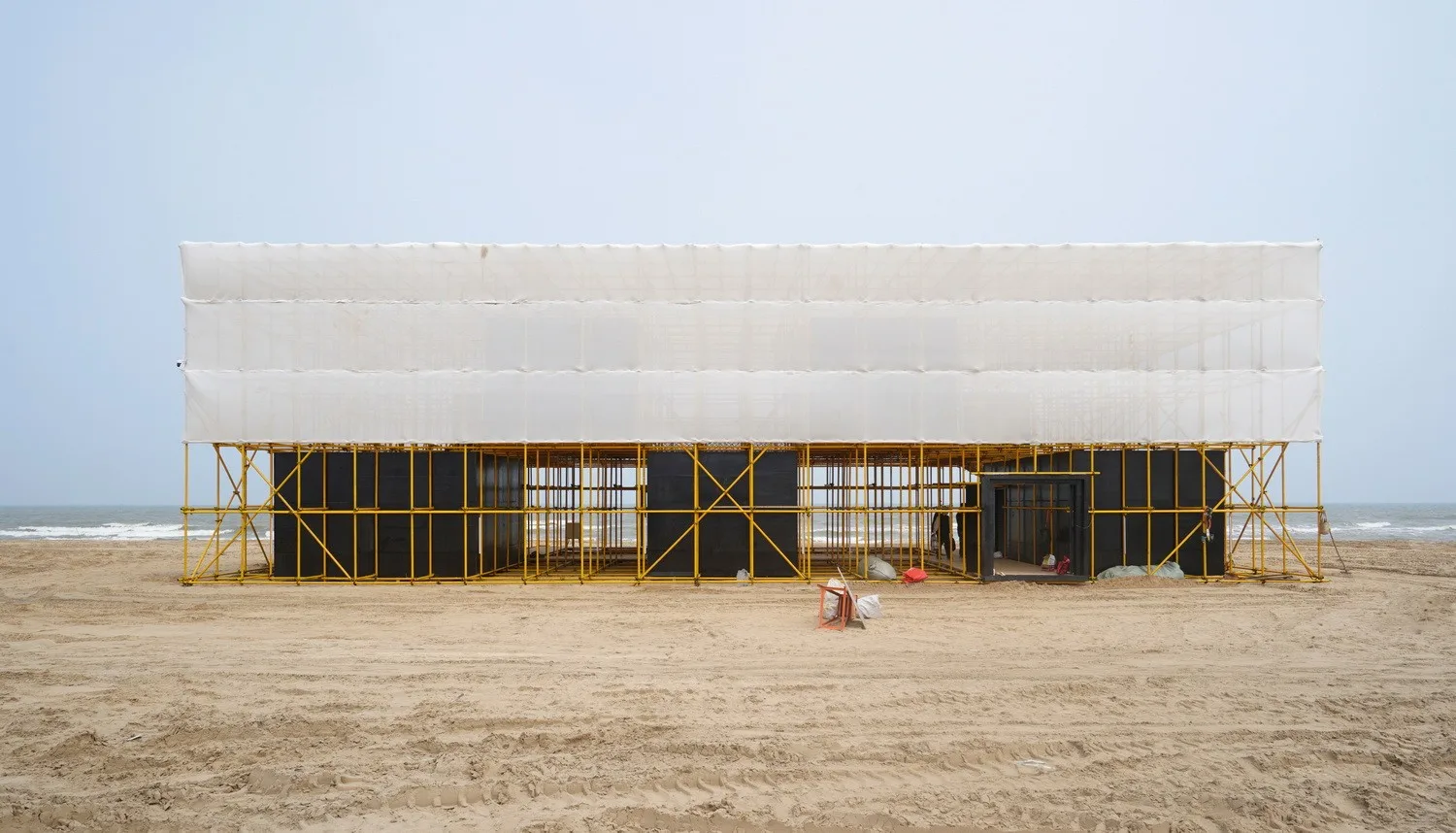 BIM Architecture | Huang Shen Er Space - Anaya Drama Festival "Migratory Bird 300" Beach Temporary Art Museum/Hemu Architecture Studio