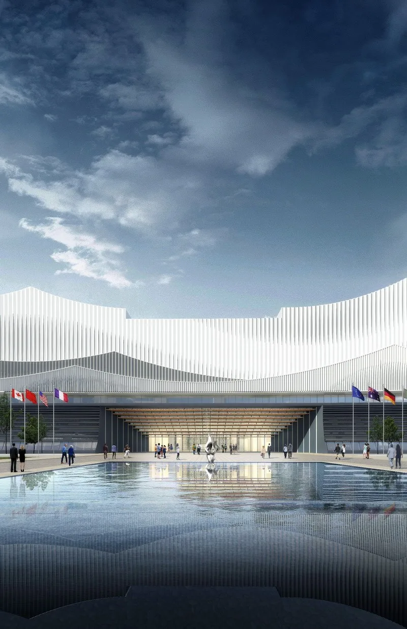 BIM Architecture | Changsha International Convention Center - Bai Tao Lansen collaborates with Academician He Jingtang's team to create a new business card for the city/Bai Tao Lansen
