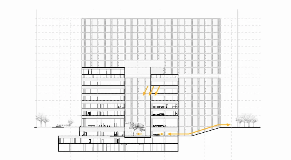 BIM Architecture | Healthy Living Room between City and Riverbank - Shanghai East Regional Medical Center/EMANARC Swiss Ruimeng Design