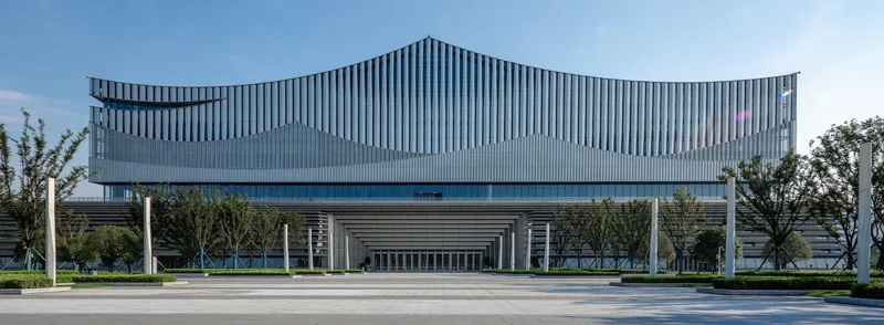 BIM Architecture | Changsha International Convention Center - Bai Tao Lansen collaborates with Academician He Jingtang's team to create a new business card for the city/Bai Tao Lansen