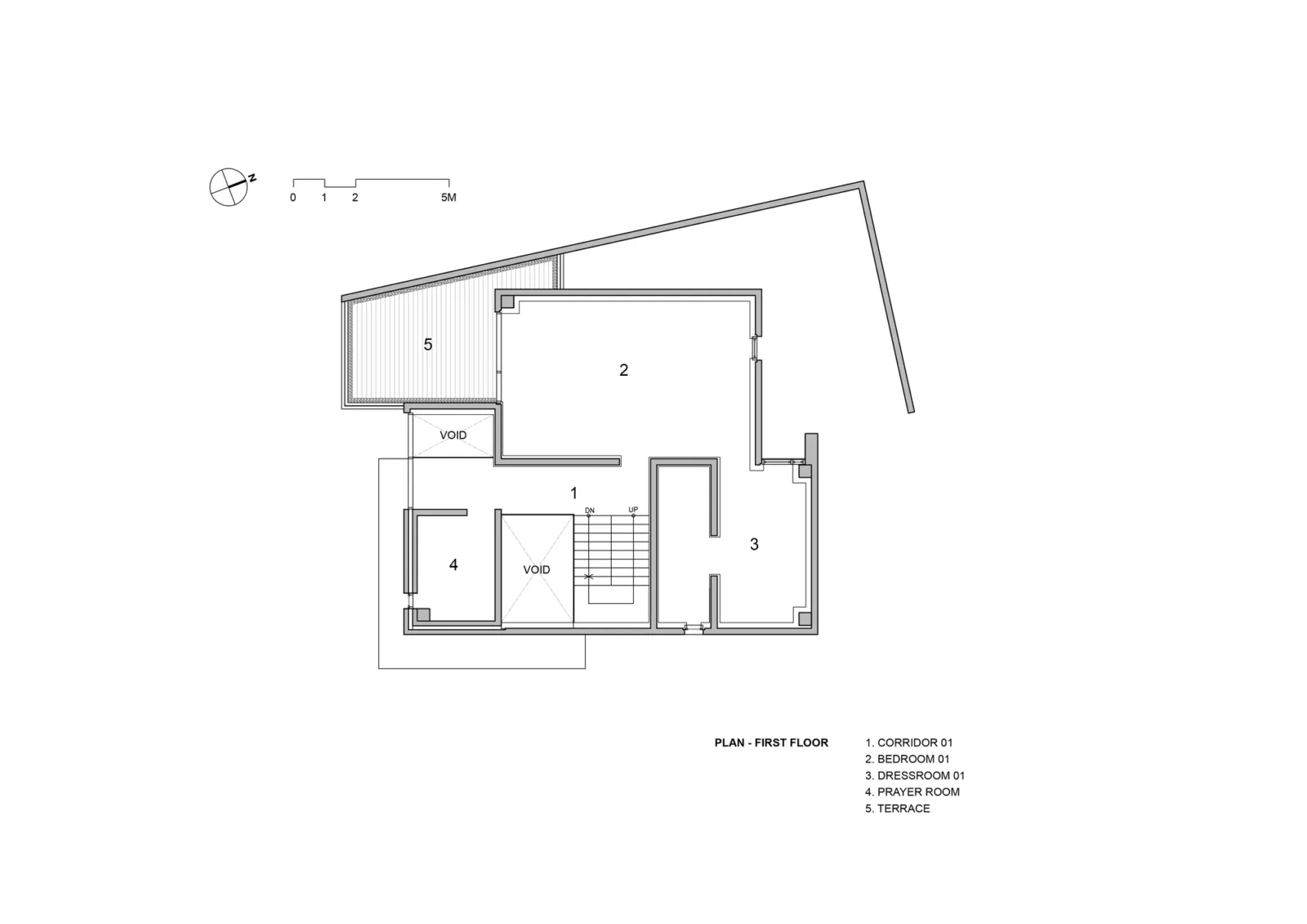 Second floor plan | BIM Architecture | L.M Residential/DESIGN GROUP COLLABO