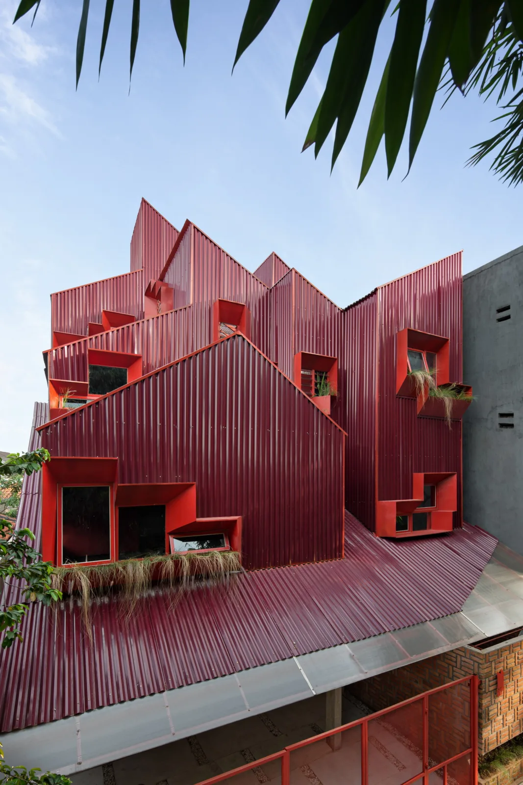 BIM Architecture | 'Gradually Stacking' Red Zone Boarding Apartments/Ismail Solehudin Architecture