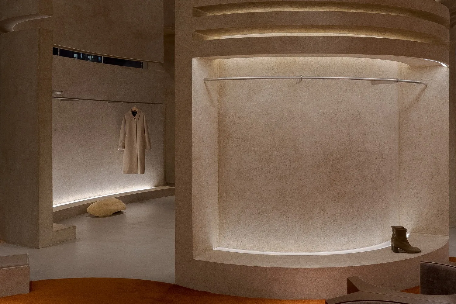 BIM Architecture | Vintage Futurist Buying Shop AUDREY/Liang Architecture Design Firm