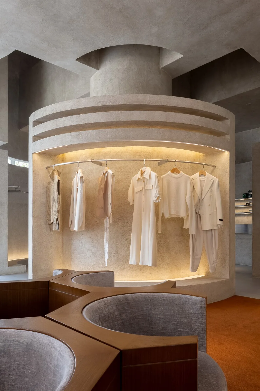 BIM Architecture | Vintage Futurist Buying Shop AUDREY/Liang Architecture Design Firm