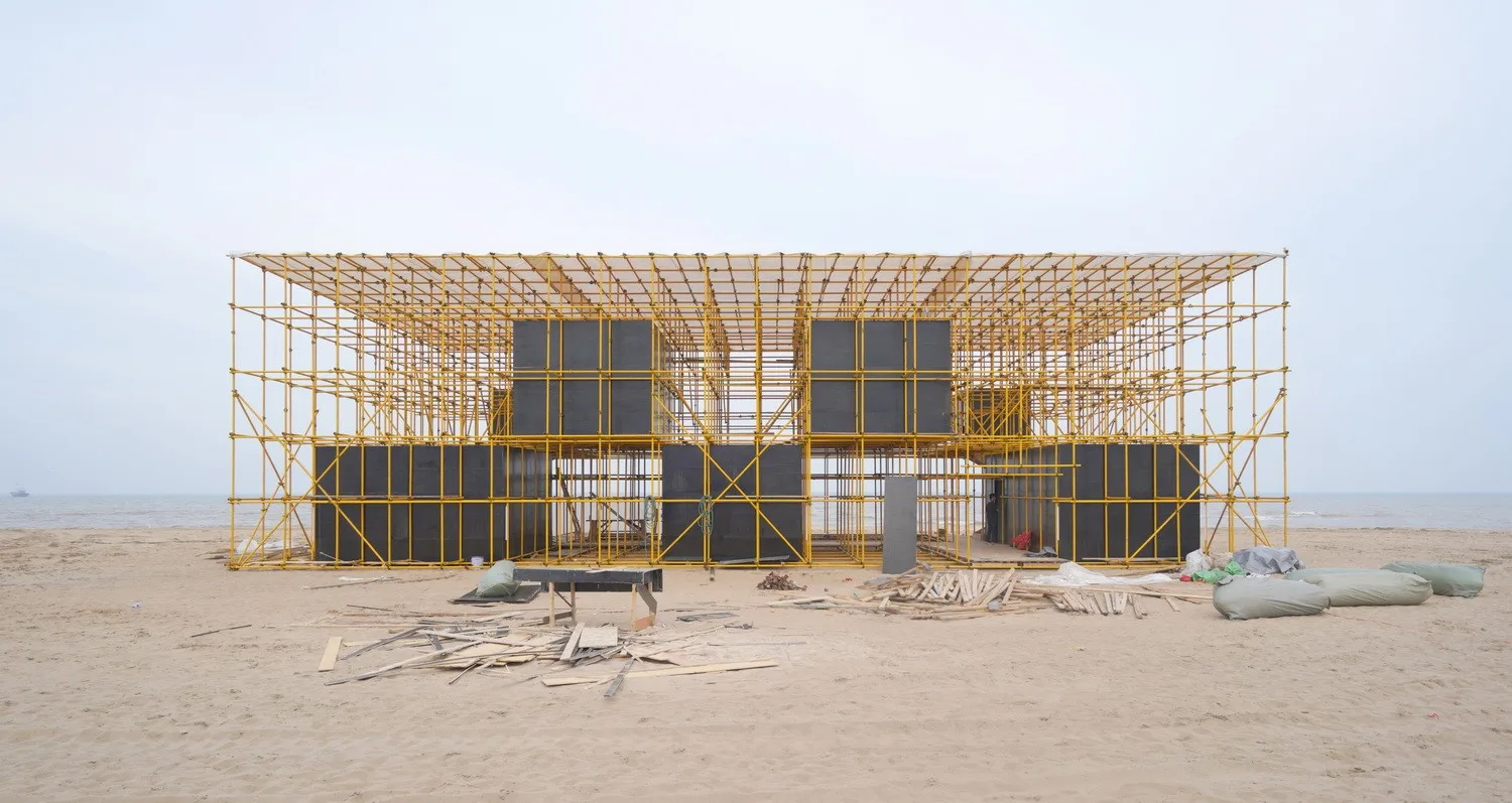 BIM Architecture | Huang Shen Er Space - Anaya Drama Festival "Migratory Bird 300" Beach Temporary Art Museum/Hemu Architecture Studio