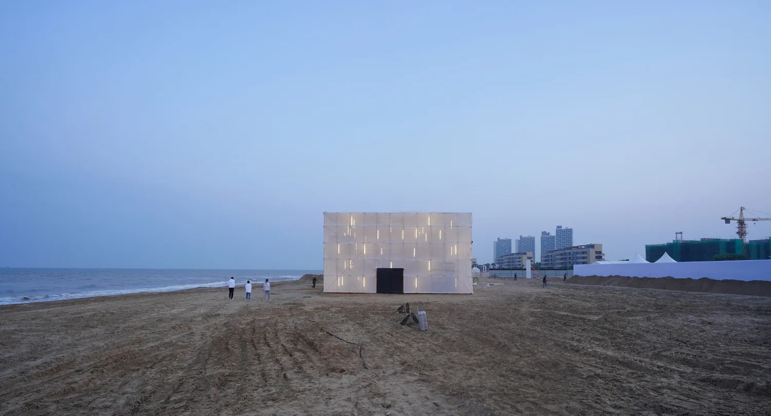 BIM Architecture | Huang Shen Er Space - Anaya Drama Festival "Migratory Bird 300" Beach Temporary Art Museum/Hemu Architecture Studio