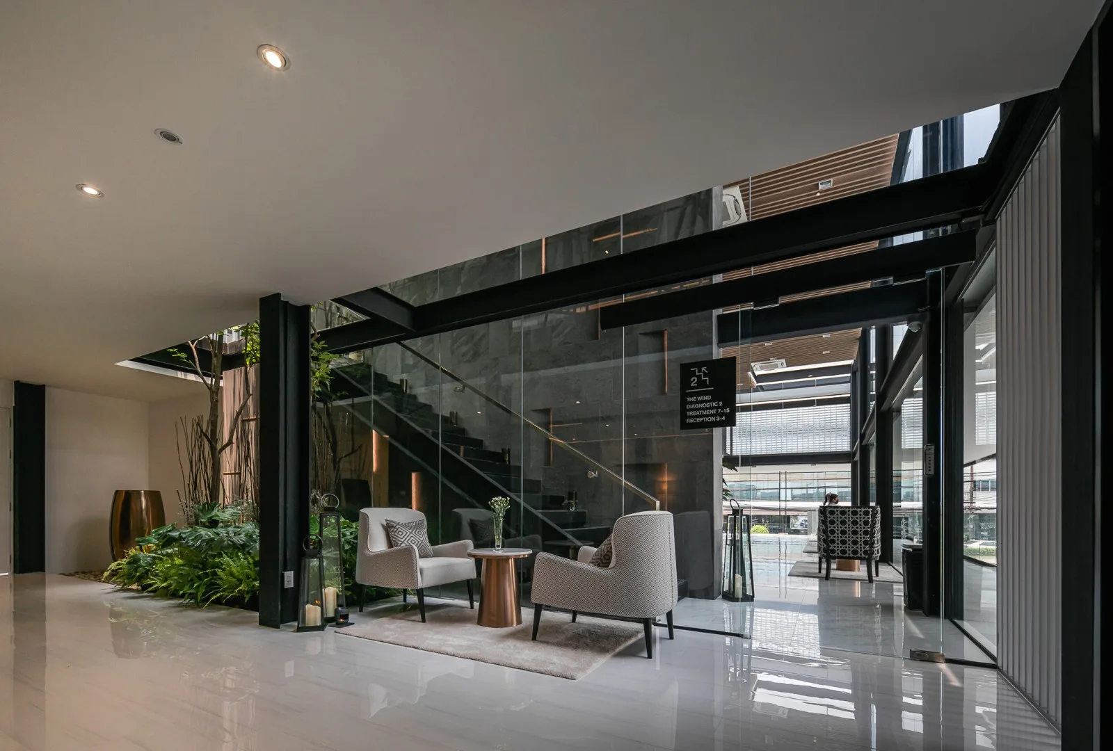 BIM Architecture | Beauty Clinic Built with Glass Bricks/Sute Architect