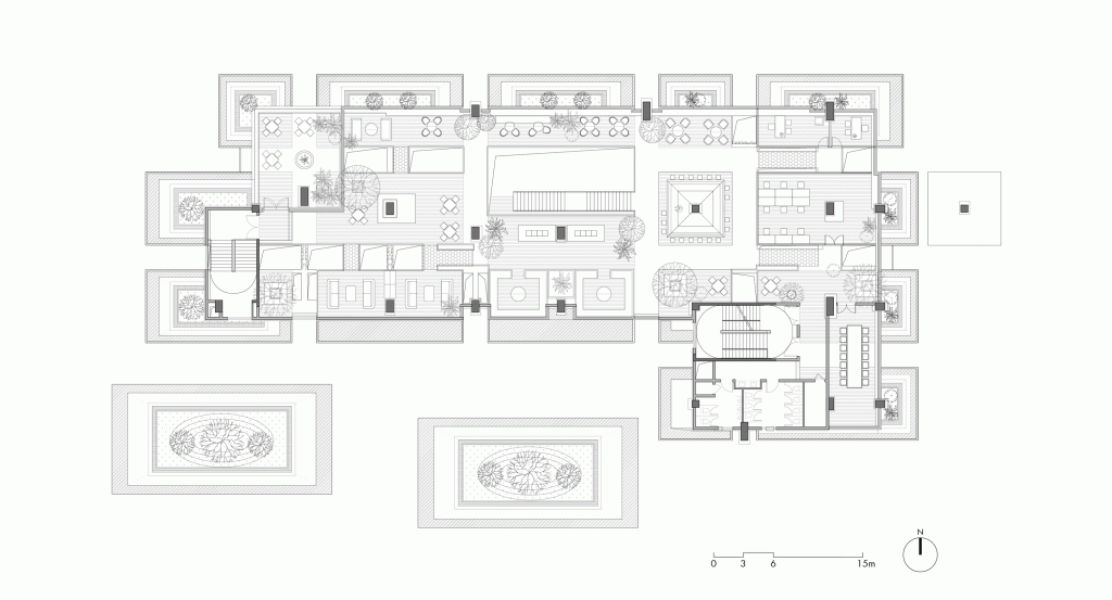 BIM architecture | Natural growth space under daily scenery: "Umbrella Hill" lifestyle collection store/line+architectural firm+gad