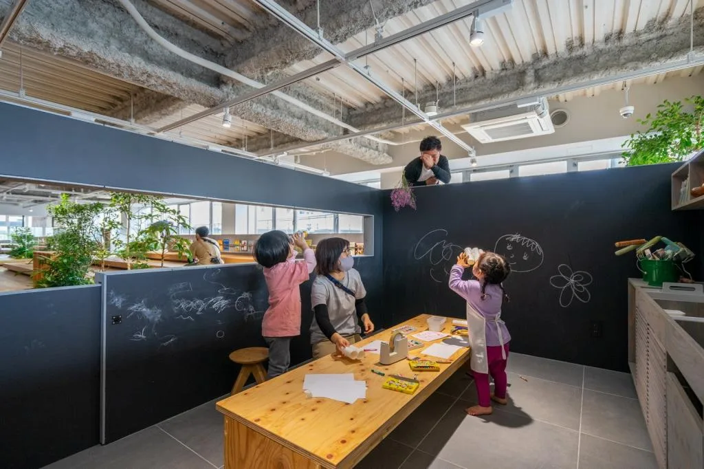 BIM Architecture | KIDS SMILE LABO Kindergarten - Little Forest Research Institute/Hibino Design
