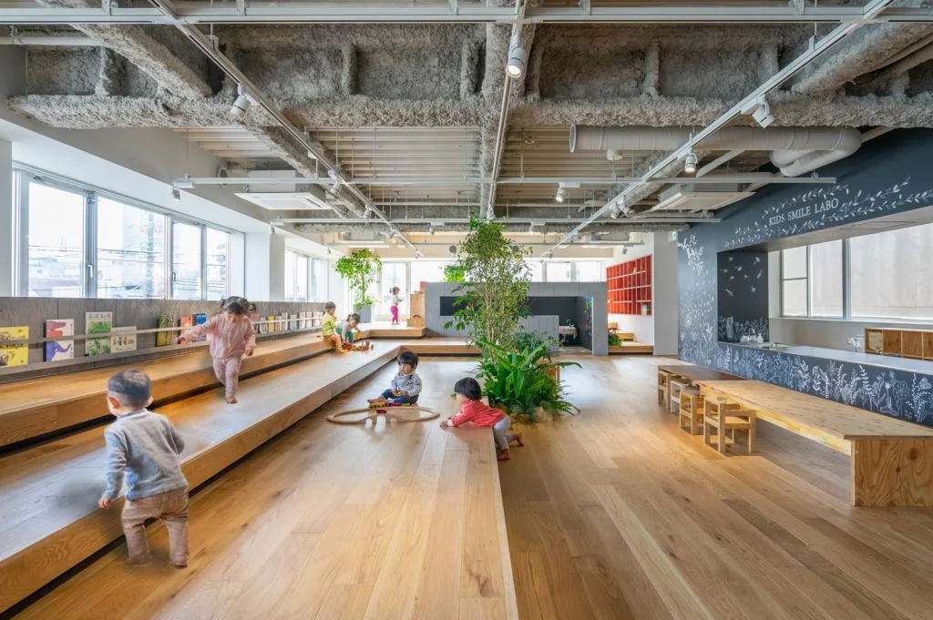 BIM Architecture | KIDS SMILE LABO Kindergarten - Little Forest Research Institute/Hibino Design