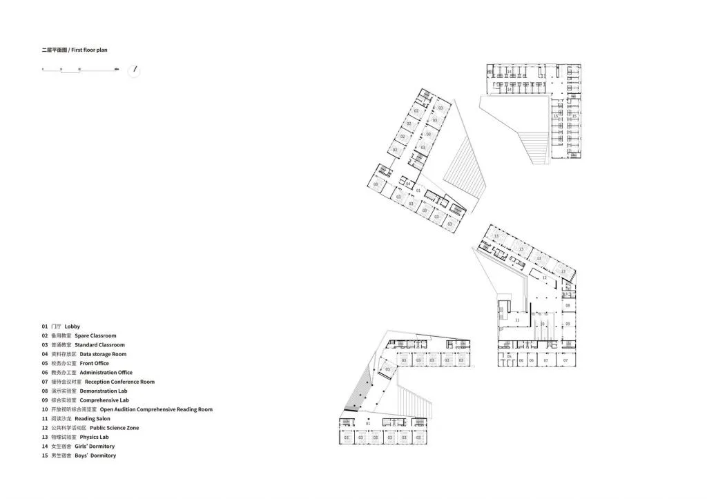 BIM Architecture | Beijing Renmin University Affiliated High School Aerospace City School/Beijing Institute of Architectural Design and Research