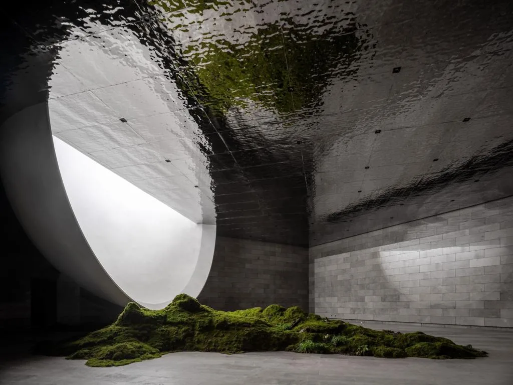 BIM Architecture | Ultimate Nostalgia - Tai'an Jiunvfeng "Moon of Hometown" Ceremony Hall/Blue Architecture