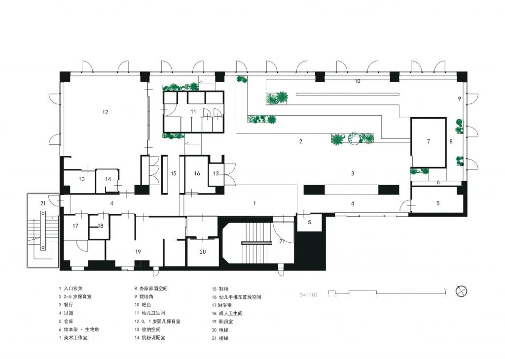 BIM Architecture | KIDS SMILE LABO Kindergarten - Little Forest Research Institute/Hibino Design