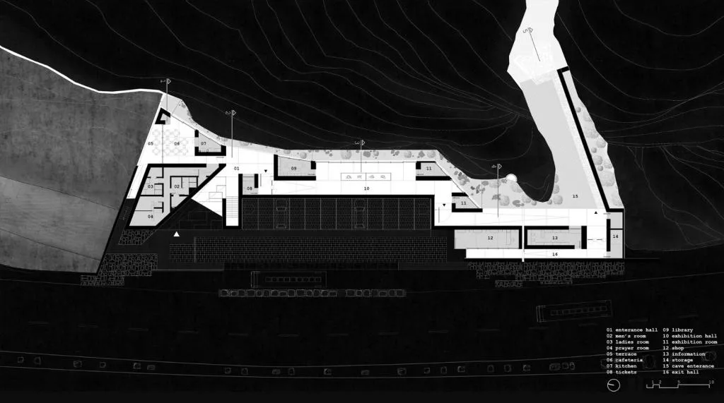 BIM Architecture | Concealed Construction, Zonguldak Cave Visitor Center/Yalin Architectural Design