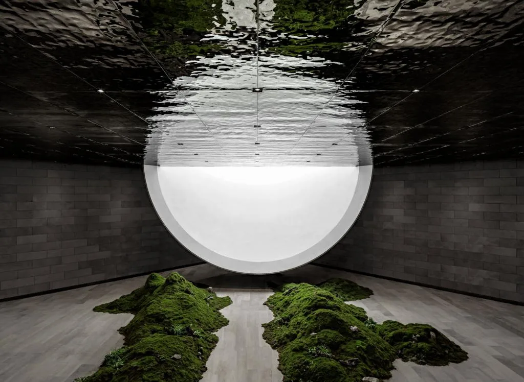 BIM Architecture | Ultimate Nostalgia - Tai'an Jiunvfeng "Moon of Hometown" Ceremony Hall/Blue Architecture
