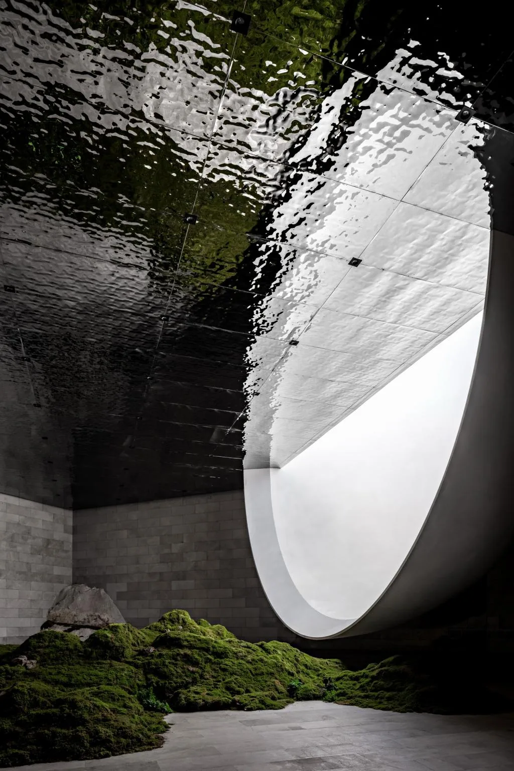 BIM Architecture | Ultimate Nostalgia - Tai'an Jiunvfeng "Moon of Hometown" Ceremony Hall/Blue Architecture