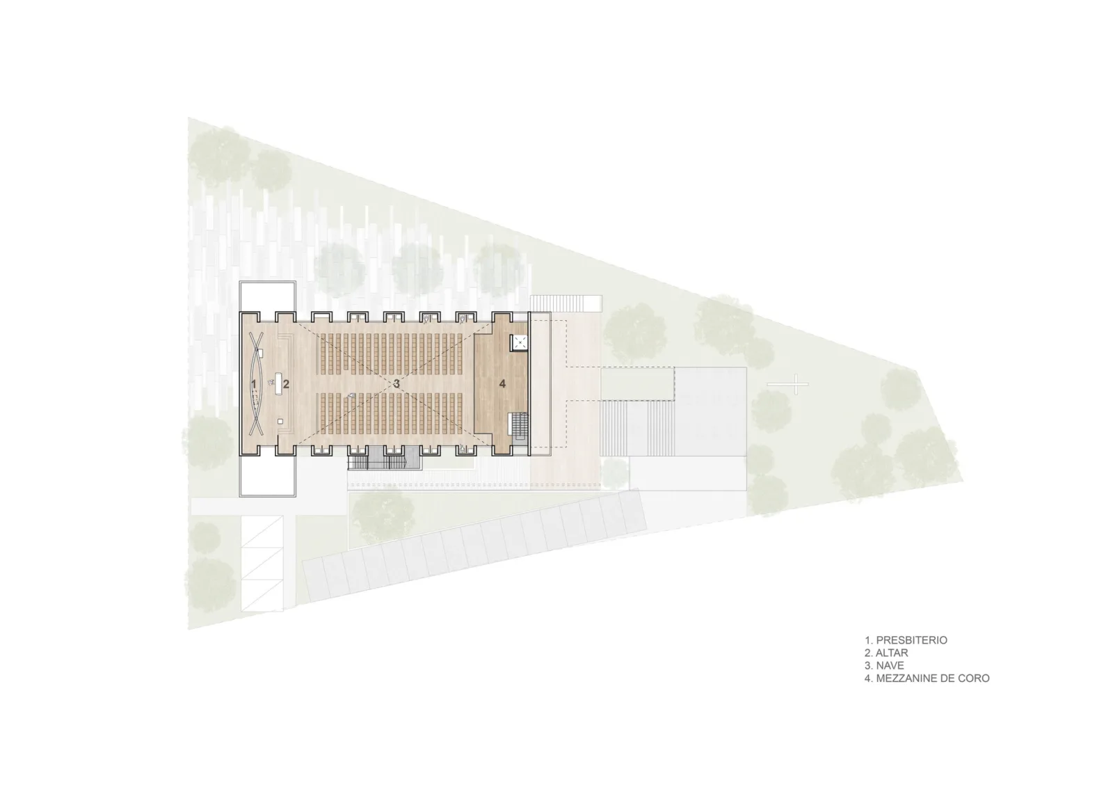 BIM Architecture | New Fire Ceremony Church/WRKSHP arquitectura | urbanismo
