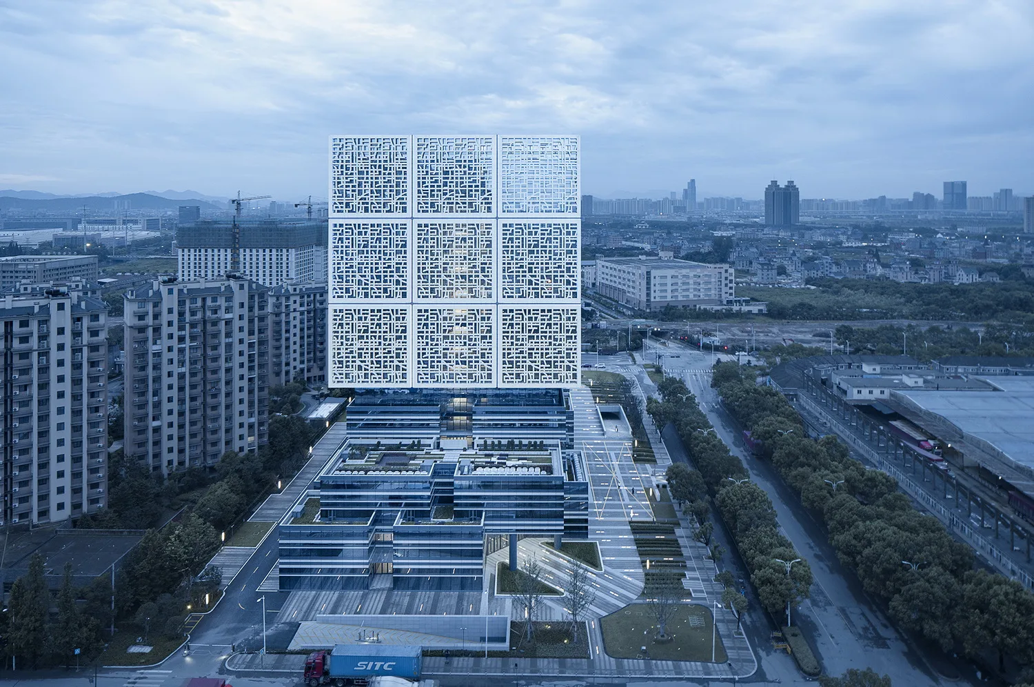 BIM Architecture | 'Energy Cube' Xiaoshan Science and Technology City Entrepreneurship Valley/Zhejiang University Architectural Design and Research Institute Co., Ltd