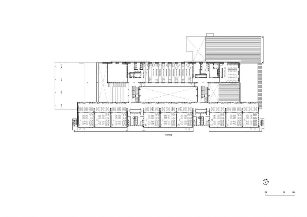 BIM Architecture | Xiajia Municipal Xiajia Middle School/Sanshang Architectural Firm
