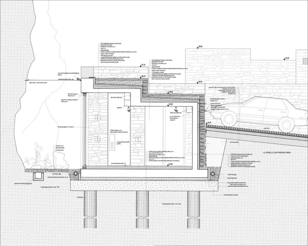 BIM Architecture | Concealed Construction, Zonguldak Cave Visitor Center/Yalin Architectural Design