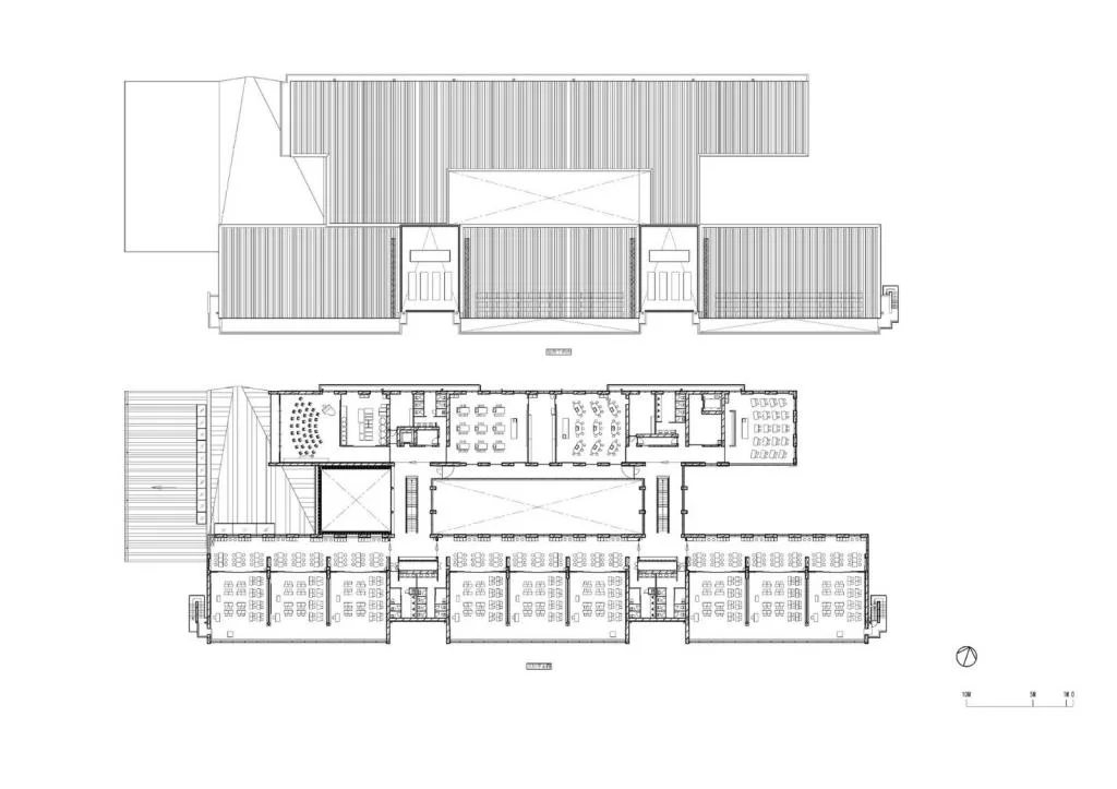 BIM Architecture | Xiajia Municipal Xiajia Middle School/Sanshang Architectural Firm