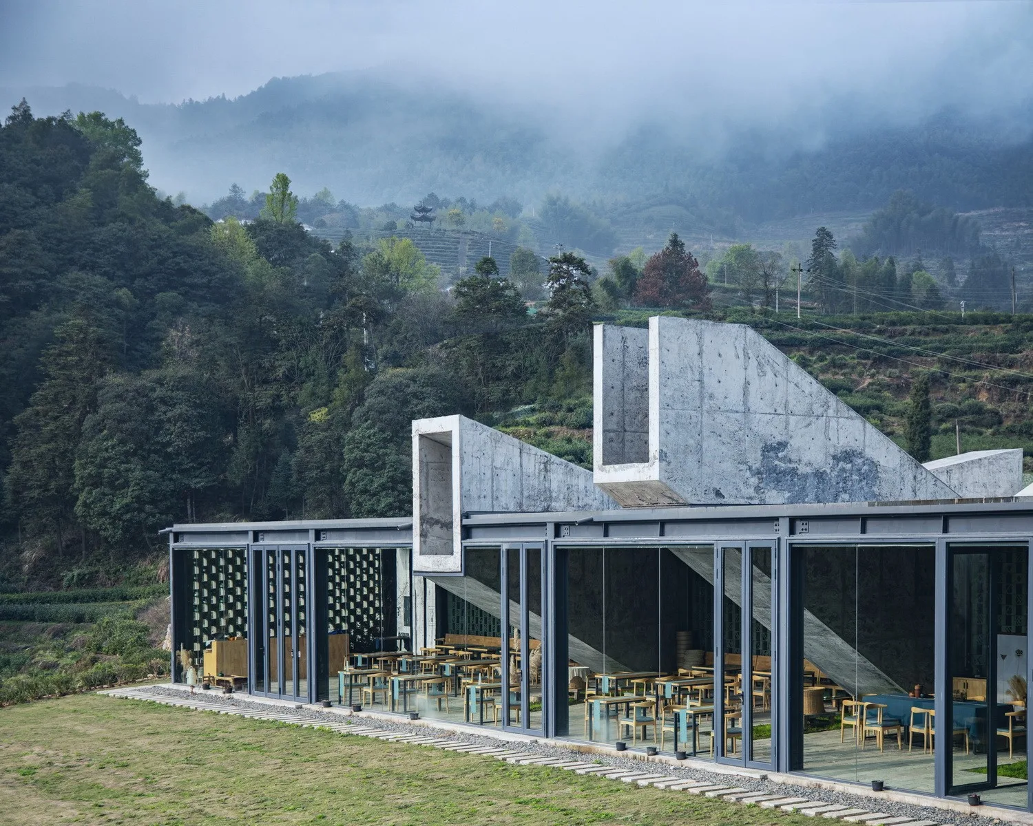BIM Architecture | Jingning Huiming Tea Workshop/DnA_Design and Architecture