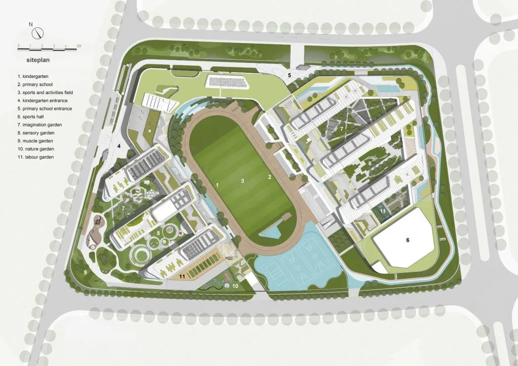 BIM Architecture | Tianyou Experimental Primary School and Kindergarten/BAU in Suzhou Science and Technology City