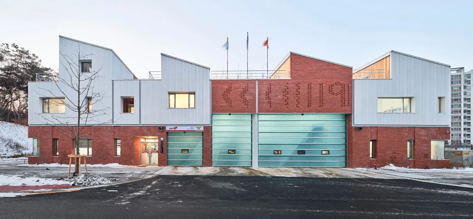 BIM Architecture | Jiangyidong 119 Fire Station/OA Lab