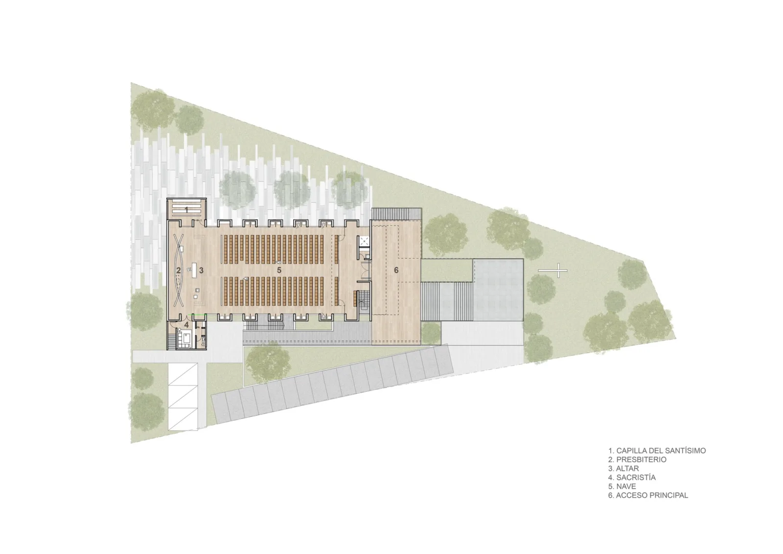 BIM Architecture | New Fire Ceremony Church/WRKSHP arquitectura | urbanismo
