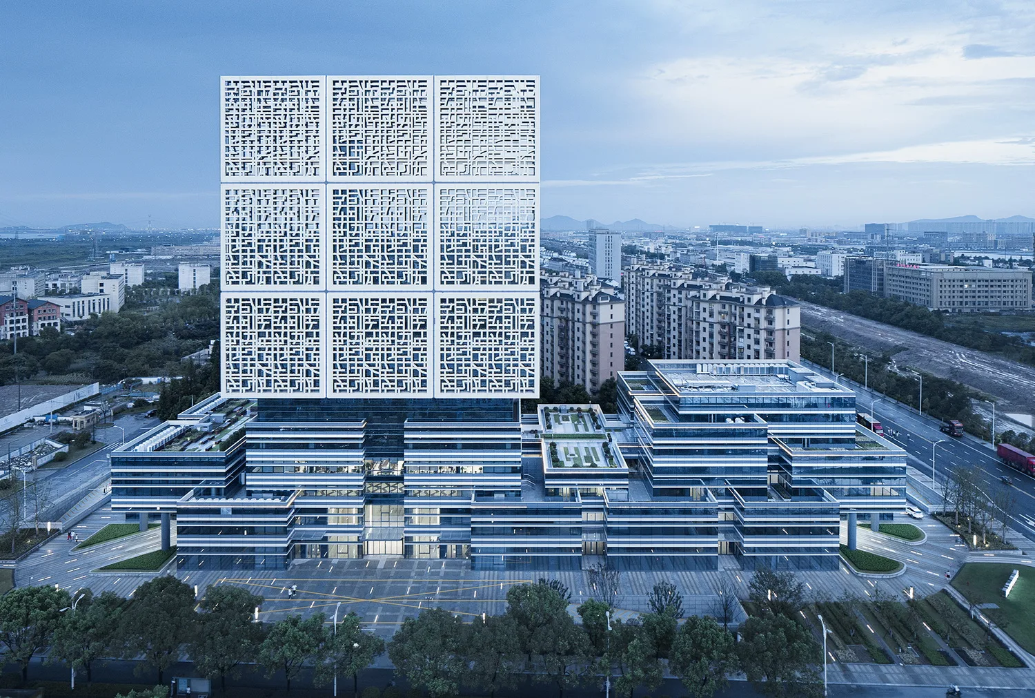 BIM Architecture | 'Energy Cube' Xiaoshan Science and Technology City Entrepreneurship Valley/Zhejiang University Architectural Design and Research Institute Co., Ltd