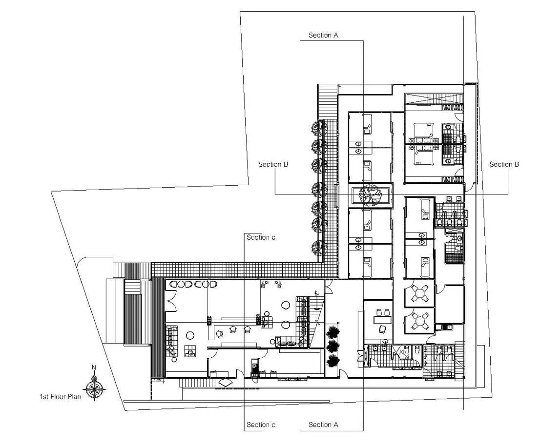 BIM Architecture | Beauty Clinic Built with Glass Bricks/Sute Architect