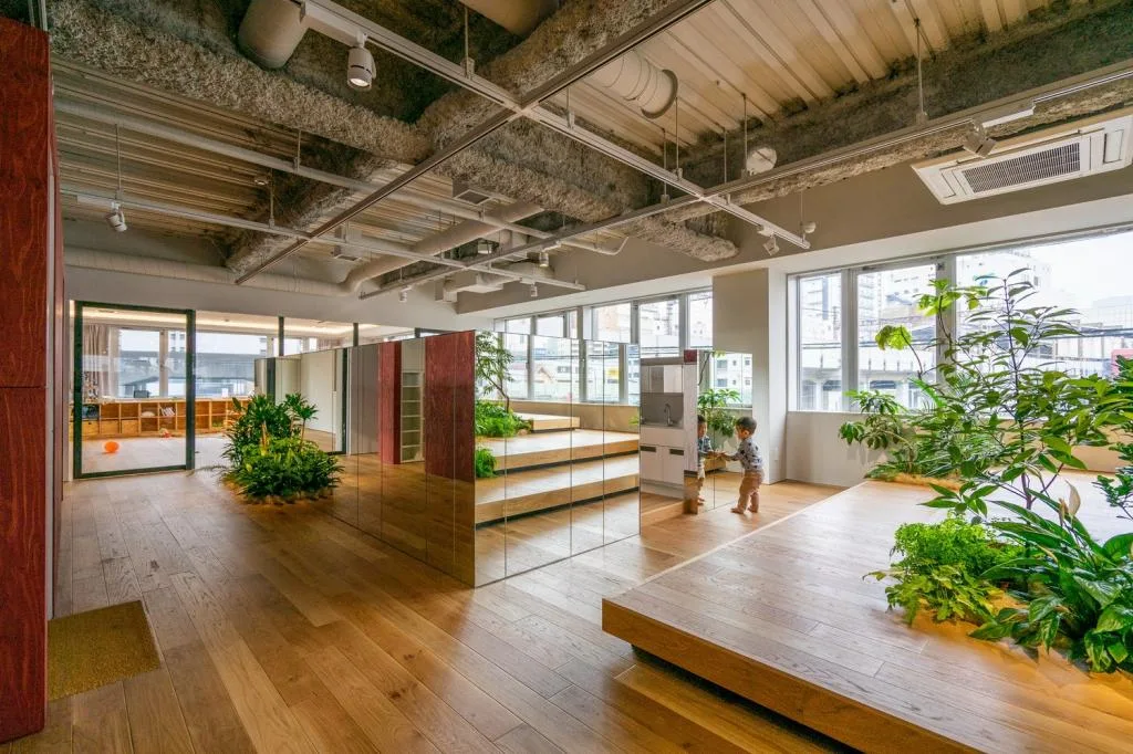 BIM Architecture | KIDS SMILE LABO Kindergarten - Little Forest Research Institute/Hibino Design