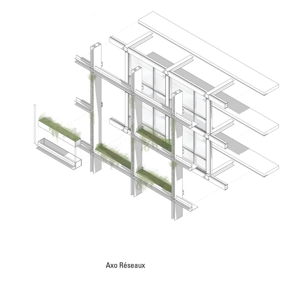 BIM Architecture | Miniature of Future Cities: M Building/Triptyque Architecture